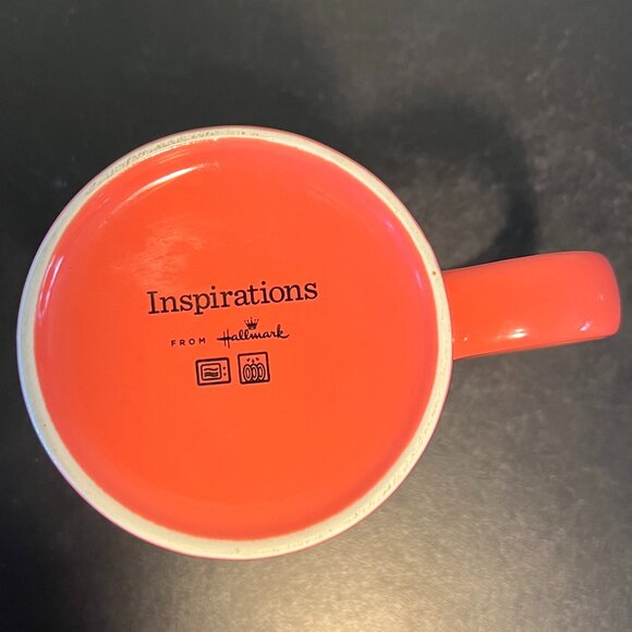 HALLMARK Inspirations BLOOM ~ GROW ~ SHINE Coral Ceramic Coffee Mug ~ Gardening - Picture 9 of 10